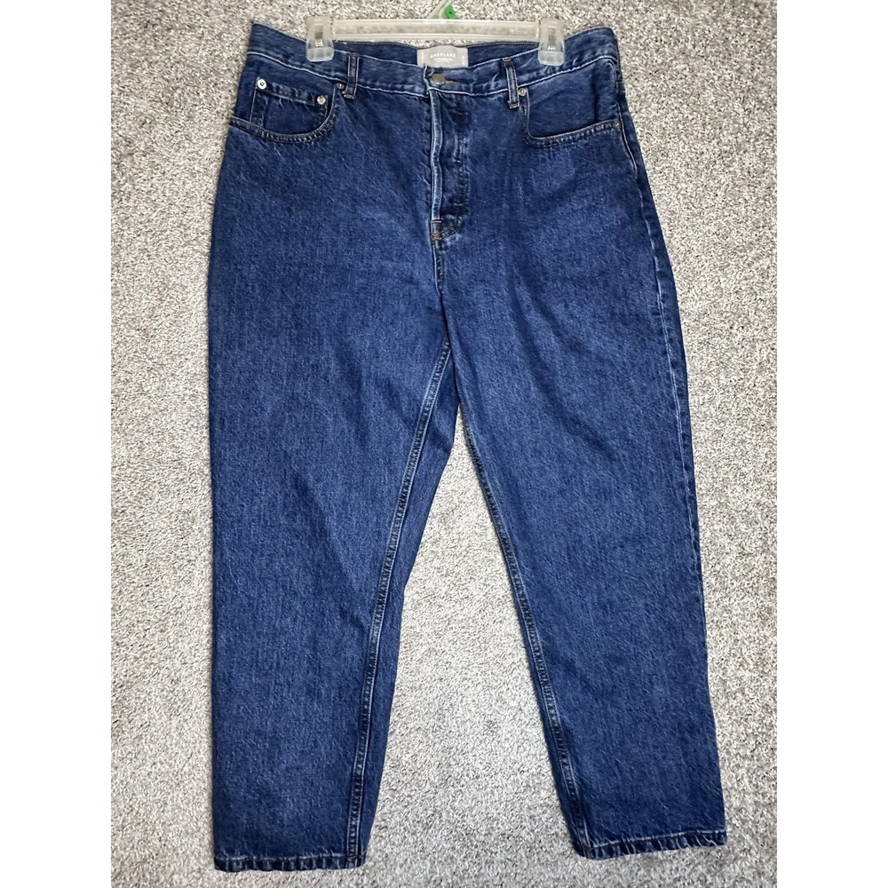 Everlane The 90s Cheeky‎ Jean Organic Cotton Button Fly Womens 32 Ankle
